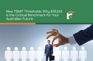 TSMIT 2026, Core Skills Income Threshold, SID visa salary, employer sponsorship requirements, 482 visa income, Australian migration salary, sponsorship benchmarks 2026, best migration agent Sydney, skilled visa thresholds, Right and Associates, 186 visa s